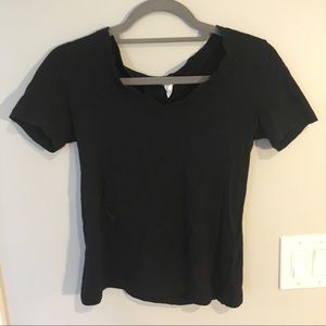 Forever 21 black tee shirt